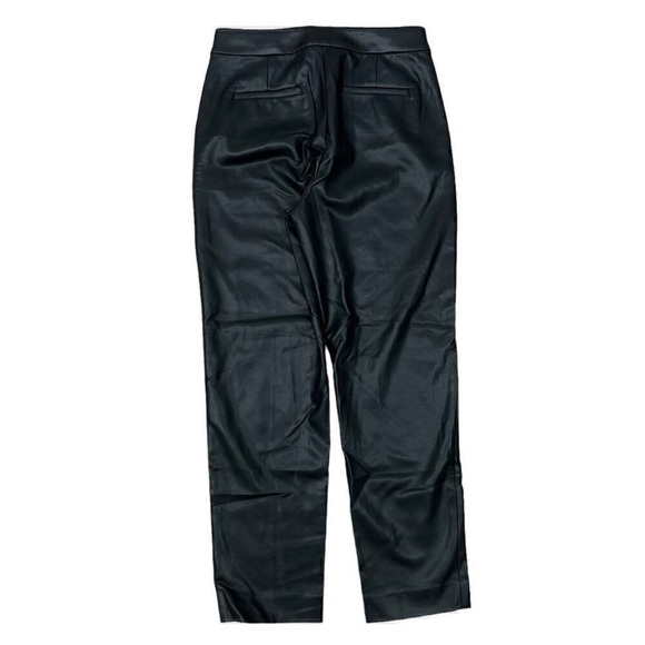 J. Crew Kate straight-leg pant in faux leather Women’s Size 4 Style BU141 Black - Picture 4 of 16